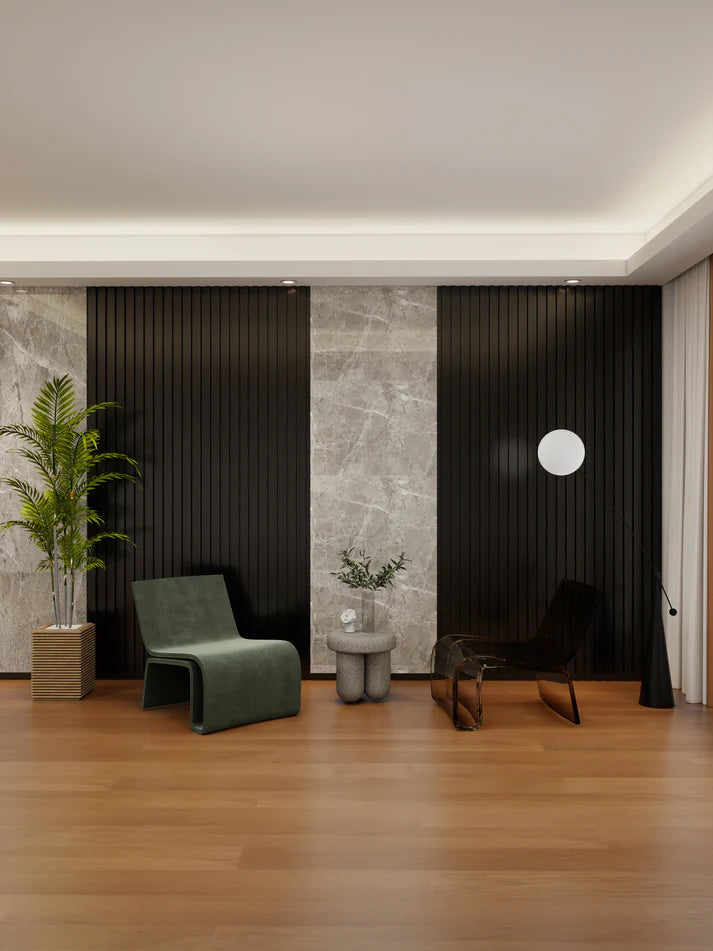 Wall Panel 81E - Black - Seamless 15cm