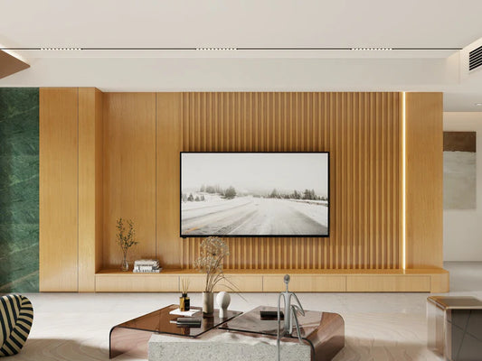 Wall Panel 81A - Oak - Seamless 15cm