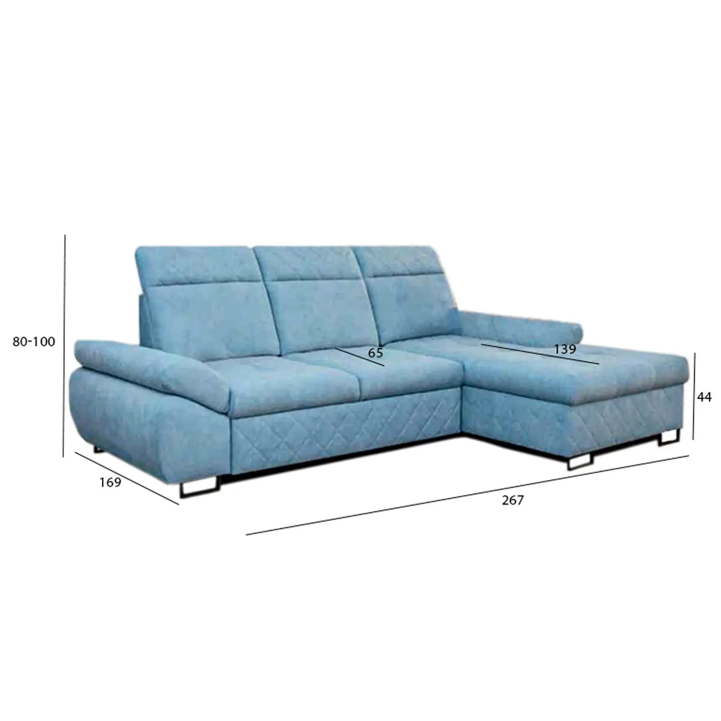 Santana Corner Sofa Bed