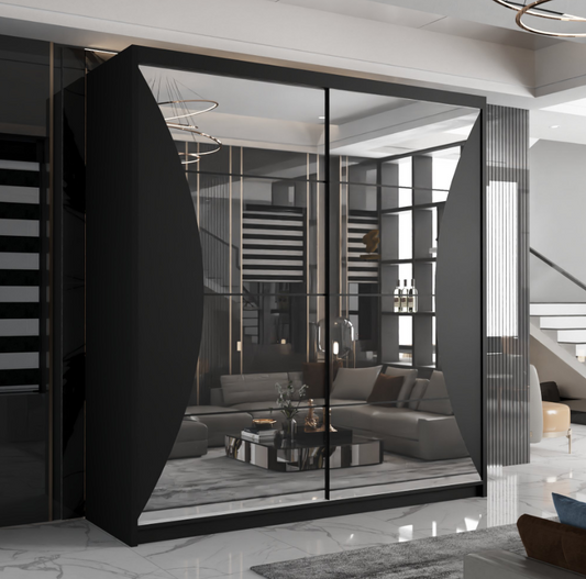 California Sliding Wardrobe - Black