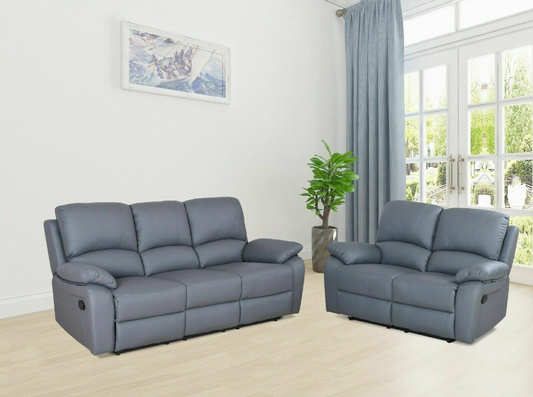 Brooklyn Grey 3+2 Seater Recliner