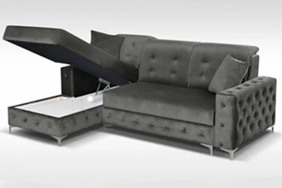 Verso Corner Sofa Bed with Storage