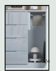 High Gloss Low Wardrobe