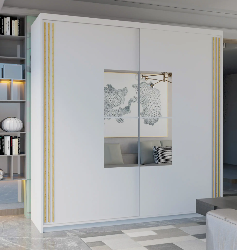 Jamajka Sliding Wardrobe - White