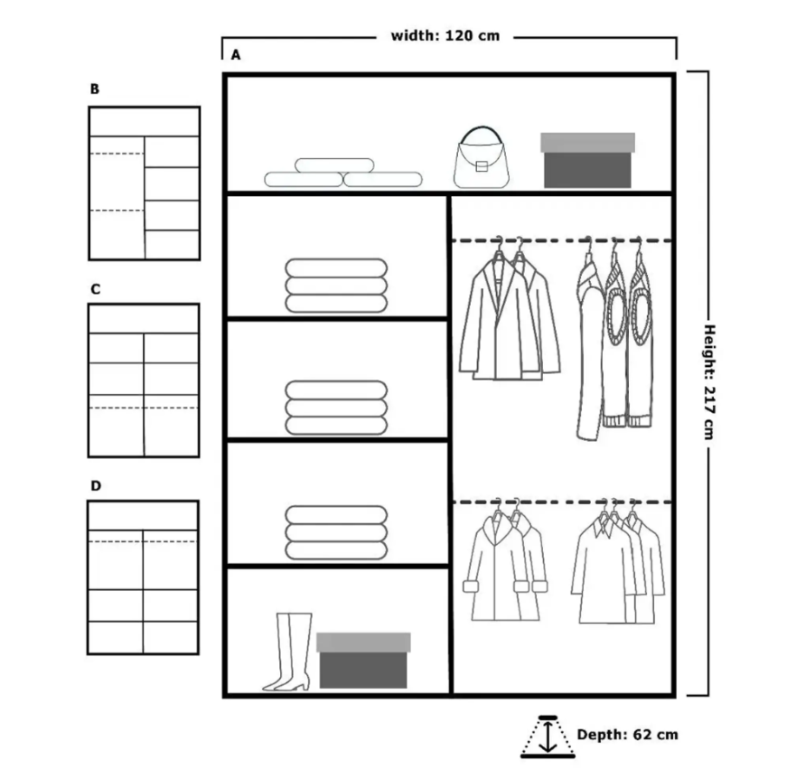 Marika Sliding Wardrobe - White