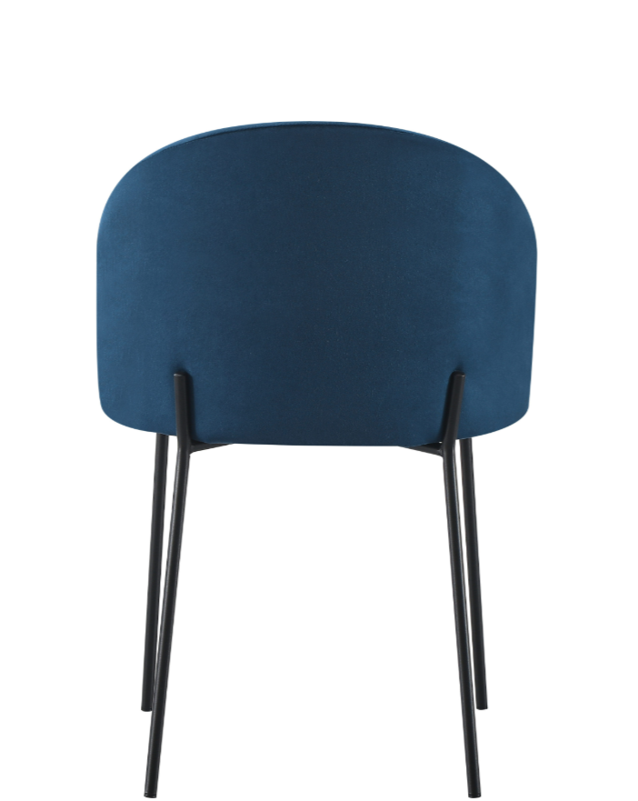 Boston Chair - Sapphire Blue Velvet (Box Of 4)