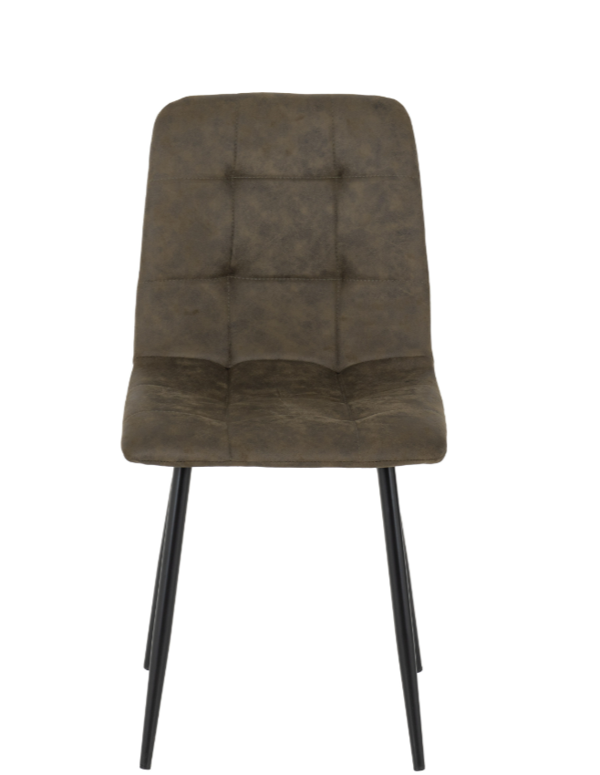 Fenton Chair - Oliver Green Suede Fabric (Box Of 4)