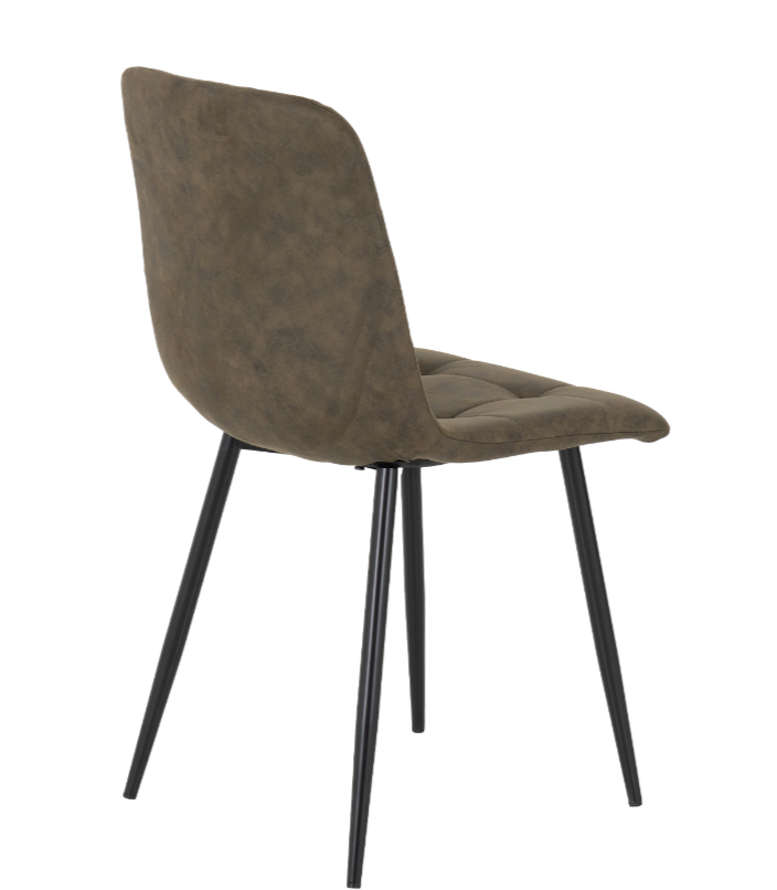 Fenton Chair - Oliver Green Suede Fabric (Box Of 4)