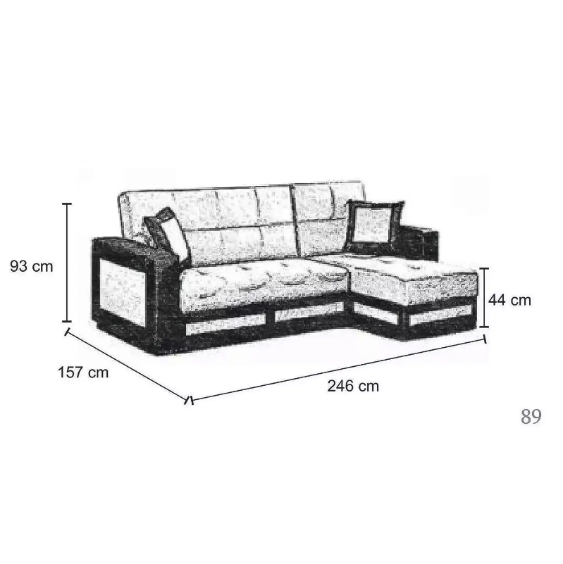 Tina Brown Sofa Bed