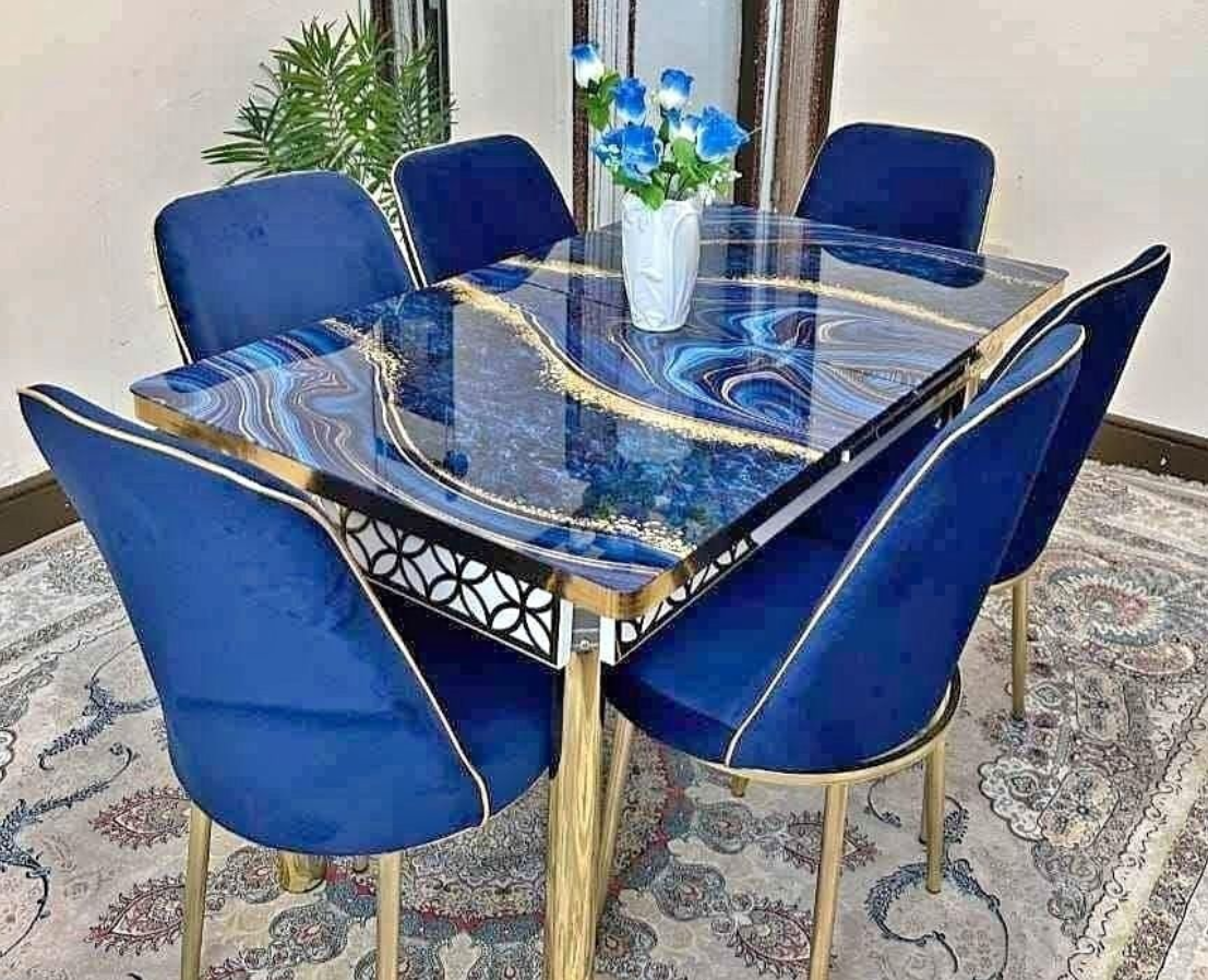 6 Chair Extending Dining Set