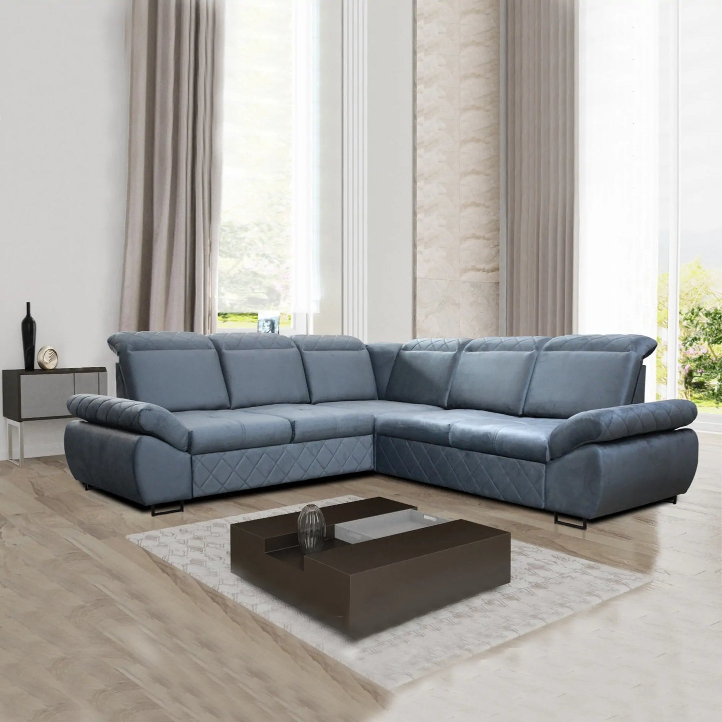 Selly Corner Sofa Bed With Storage