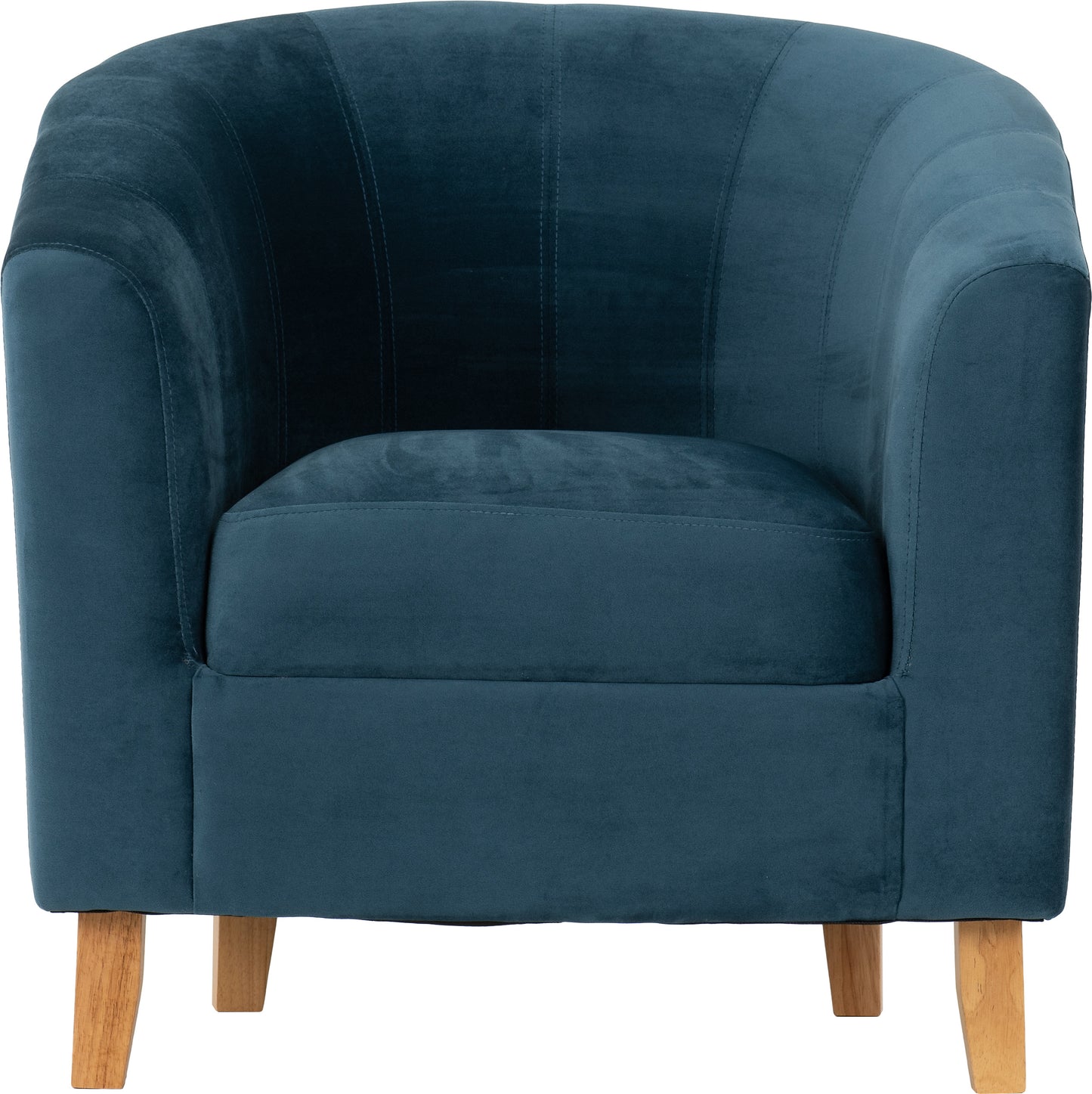 TEMPO TUB CHAIR - SAPPHIRE BLUE VELVET