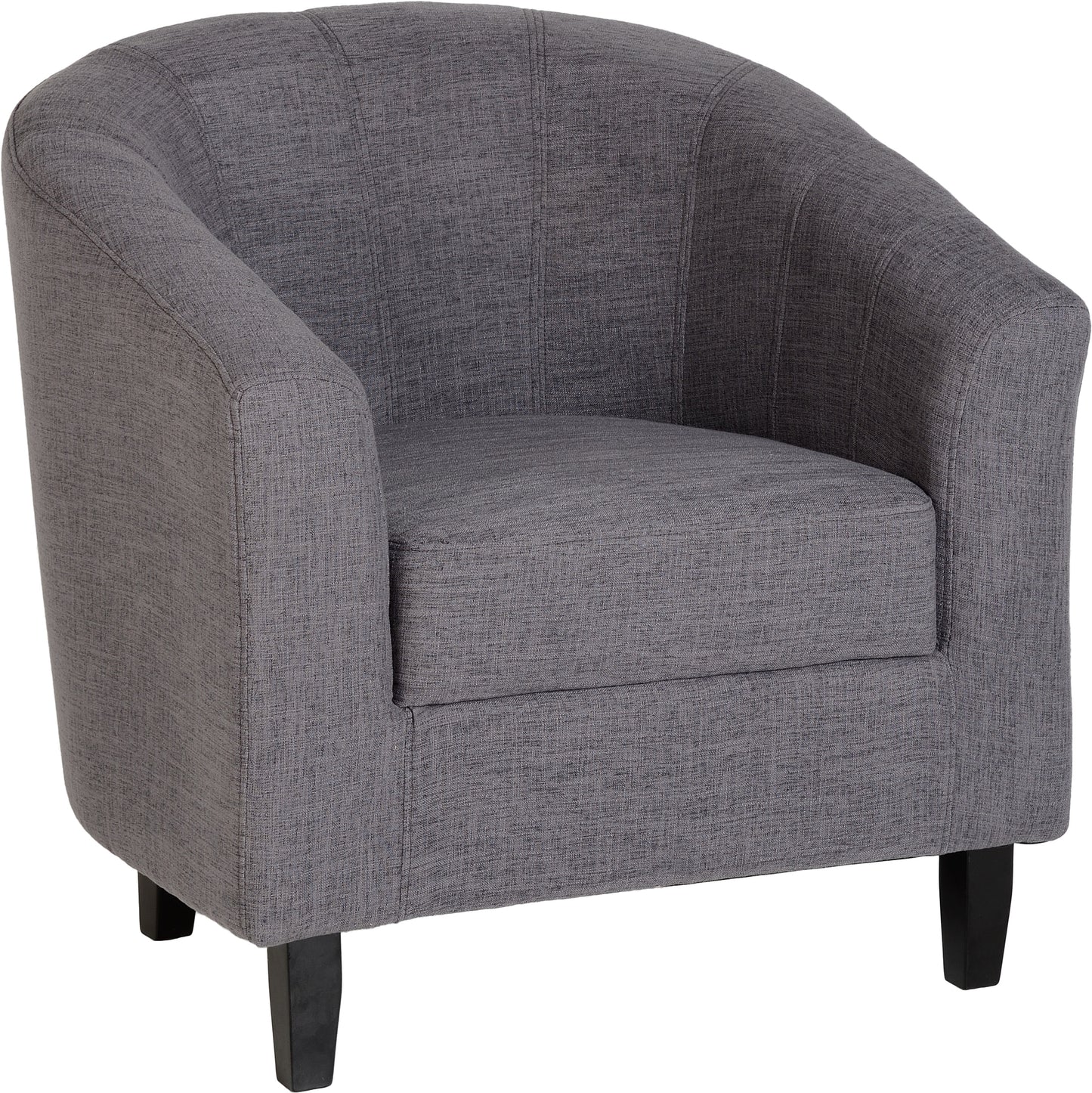 TEMPO TUB CHAIR - GREY FABRIC