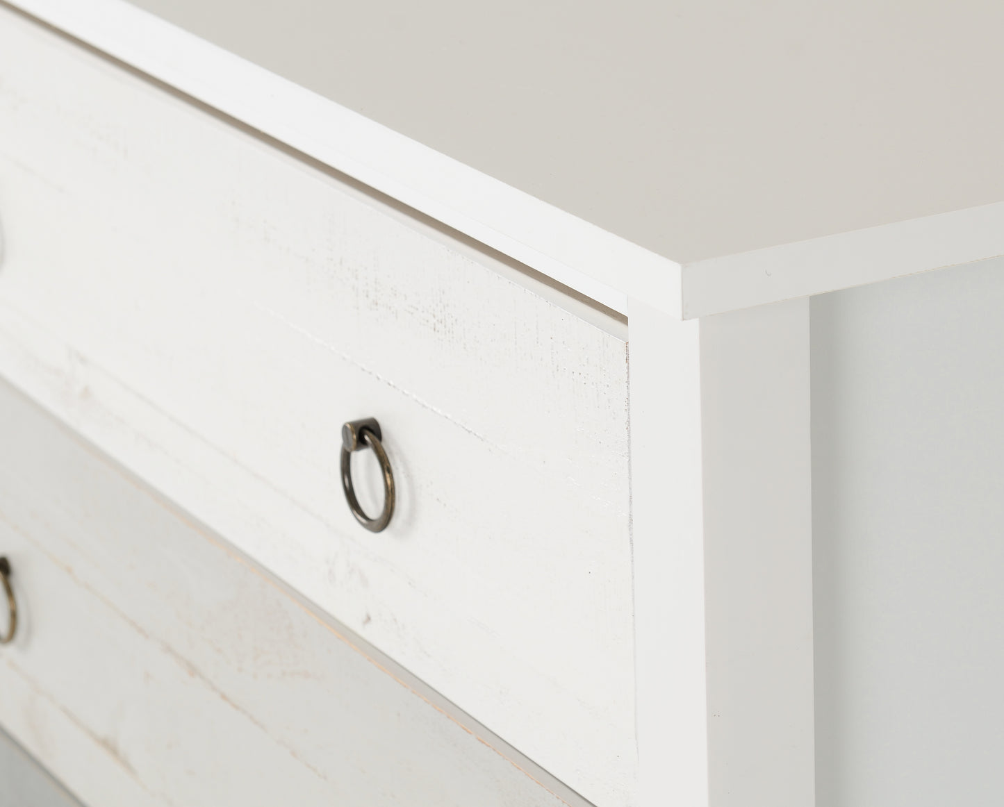 VERMONT 4 DRAWER CHEST - WHITE/GREY