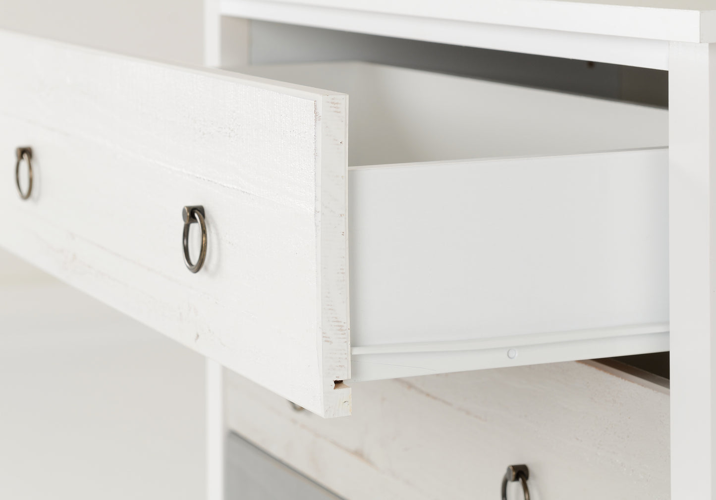 VERMONT 4 DRAWER CHEST - WHITE/GREY