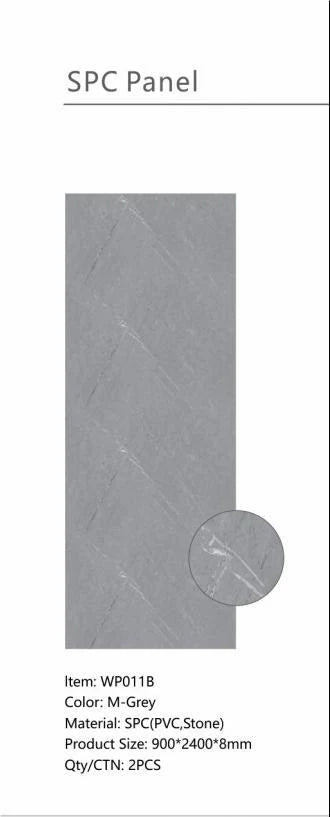 Wall Panel 011B - Grey Marble W:90cm - (Wall Board) Price per 1 Panel