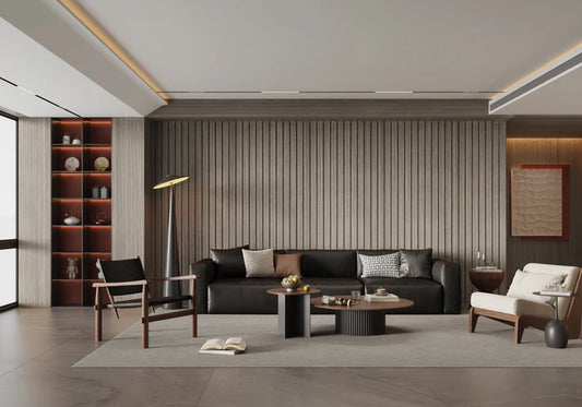 Wall Panel 63B - Grey - PVC - Seamless