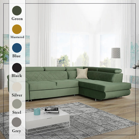 Laguna L-Shape Corner Sofa Bed