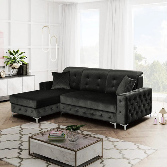 Verso Corner Sofa Bed with Storage